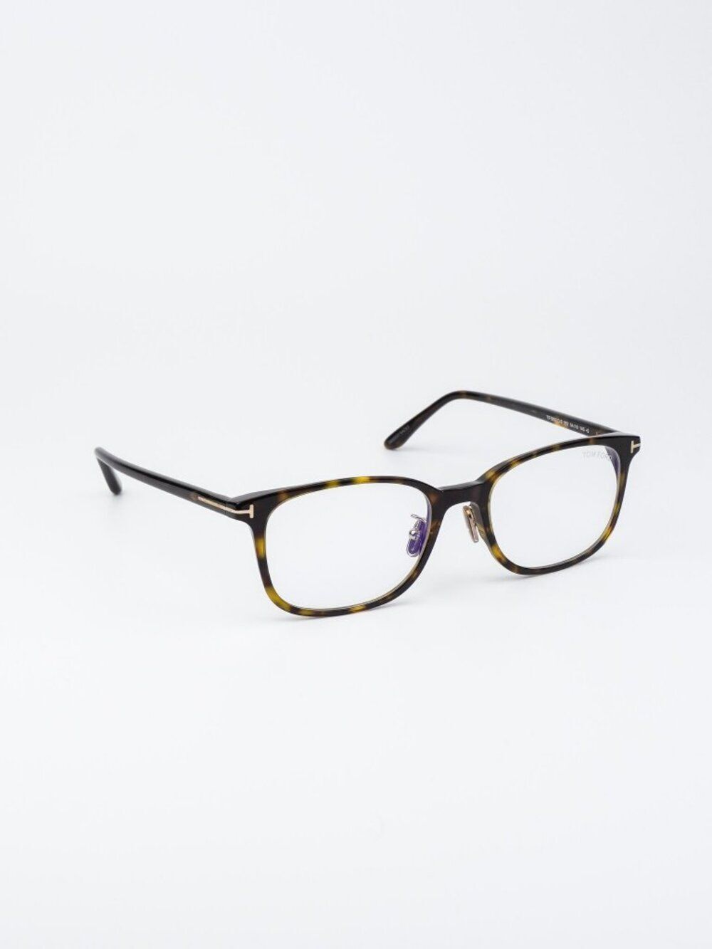 Tom Ford Women Eyeglasses Havana Rectangular FT5852-D-B 052 NEW AUTHENTIC
